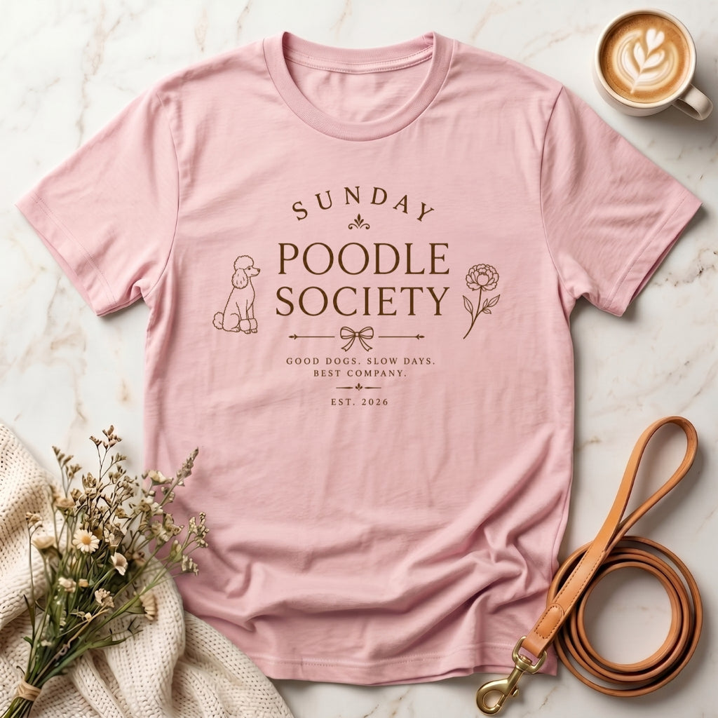 Sunday Poodle Society Tee