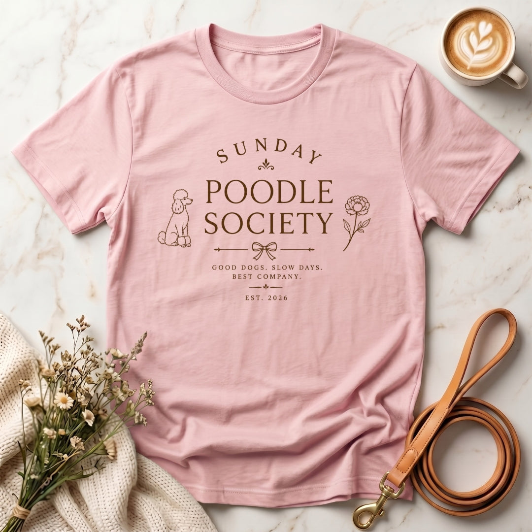 Sunday Poodle Society Tee