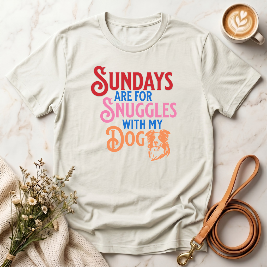 Sundays Are for Snuggles with my Dog Tee