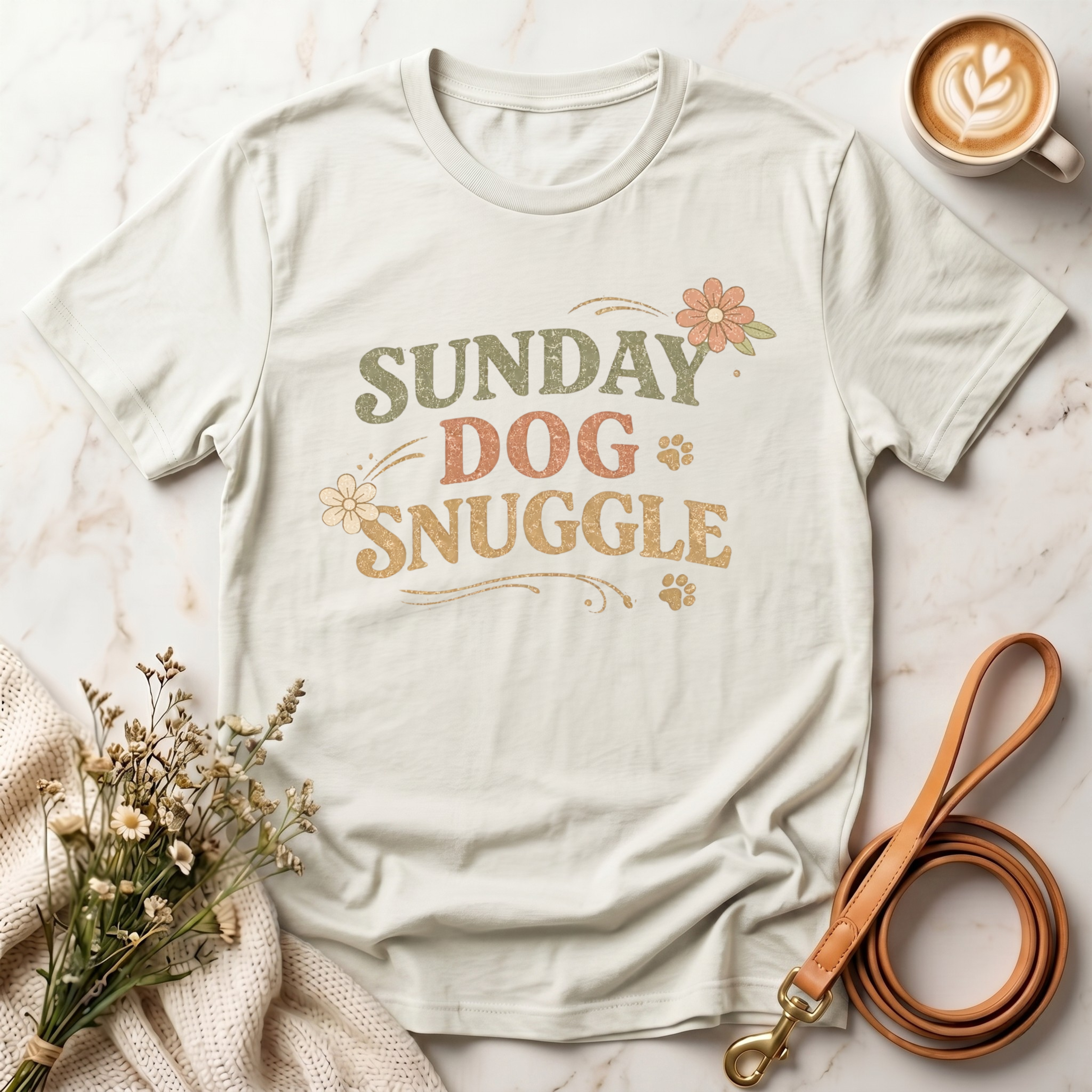 Sunday Dog Snuggle Tee