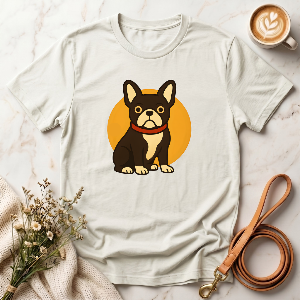 Retro French Bulldog Graphic Tee